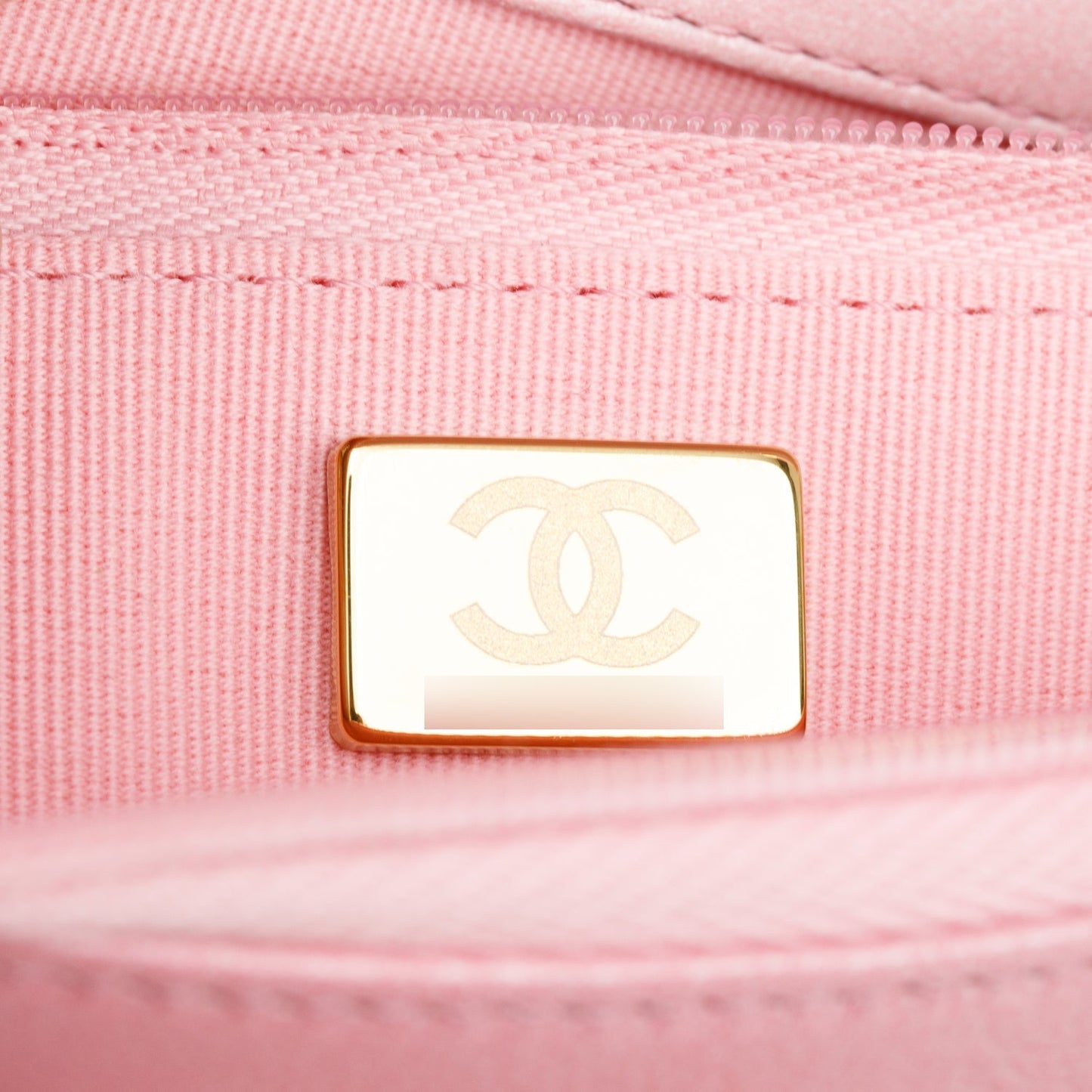 Chanel Pink Cloudy Pearly Goatskin Quilted Wallet on Chain