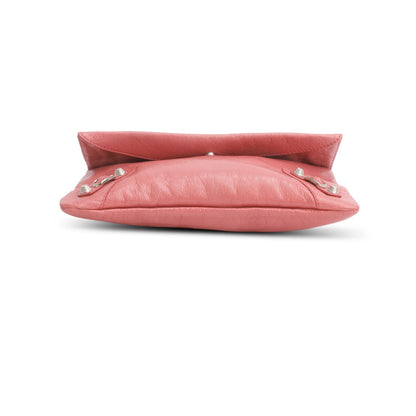 Balenciaga Pink Agneau Envelope Clutch