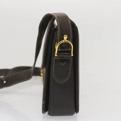 Luxury CELINE C Macadam Canvas Shoulder Bag Beige  69250