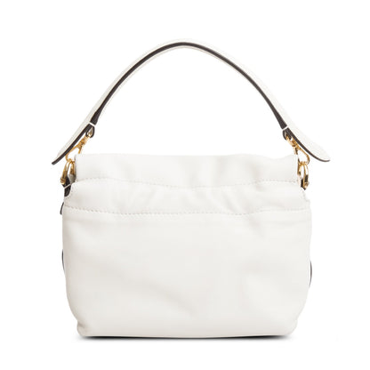 Fendi Cream Nappa Leather Mamma Baguette Small