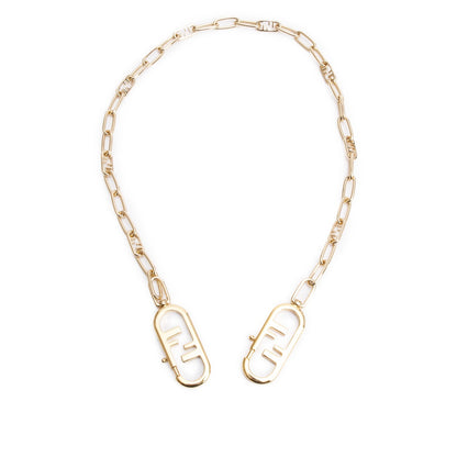 Fendi Gold Tone Strap You Chain Strap