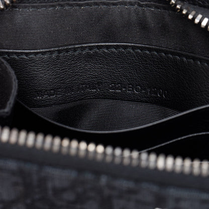 Christian Dior 2020 Black Oblique Jacquard Zipped Pouch
