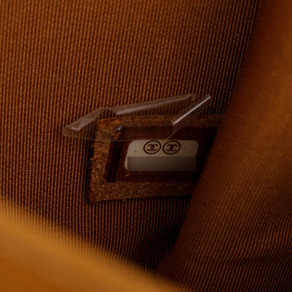 Chanel Tan Caviar Quilted Small CC Box Top Flap