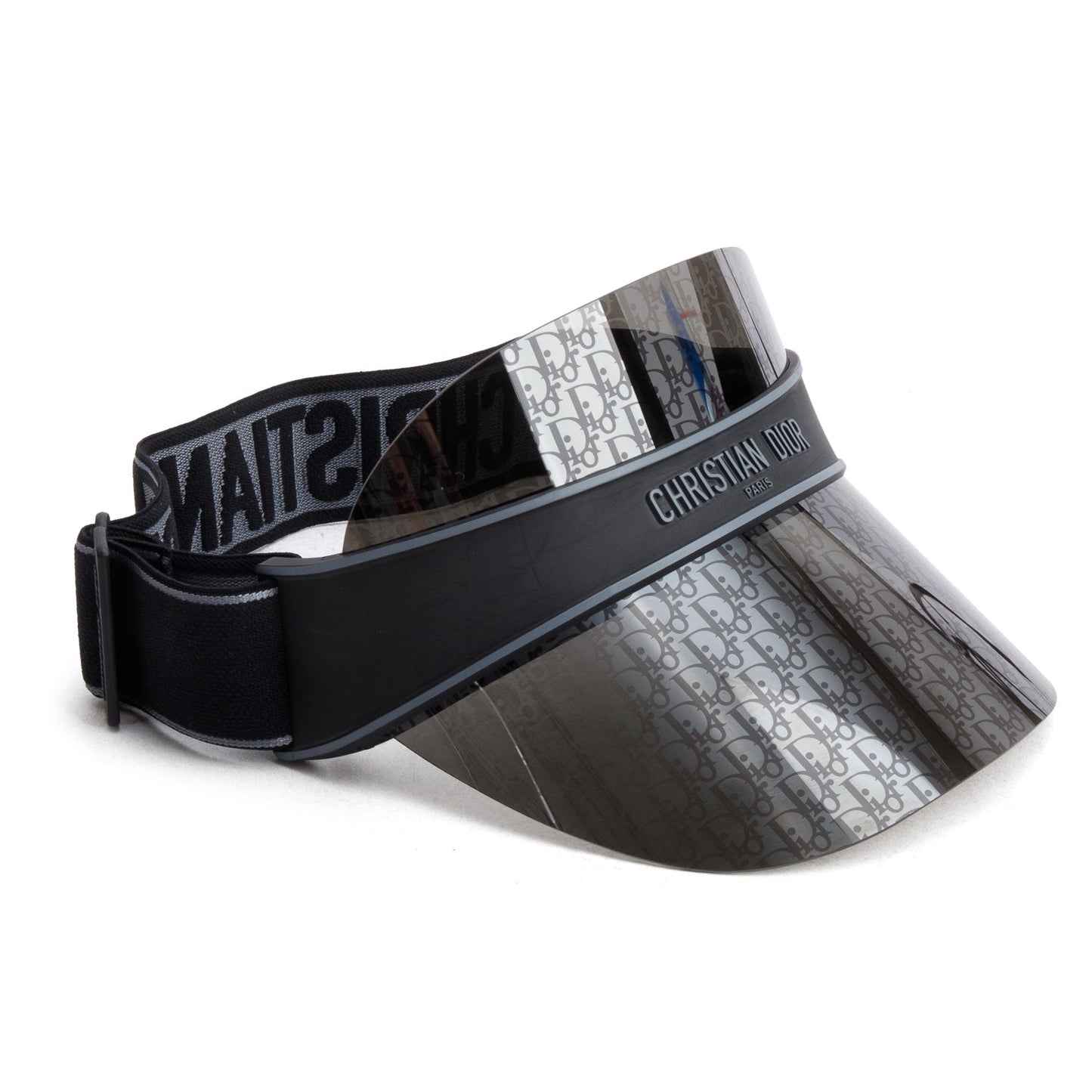 Christian Dior Black Oblique DiorClub V1U Visor