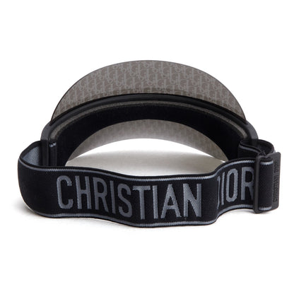 Christian Dior Black Oblique DiorClub V1U Visor