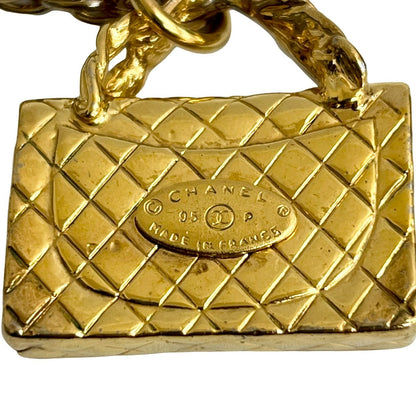 CHANEL Necklace Gold Plated gold