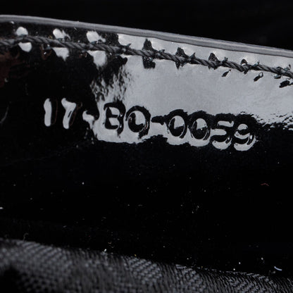 Christian Dior Black Cannage Patent Leather Large Lady Dior