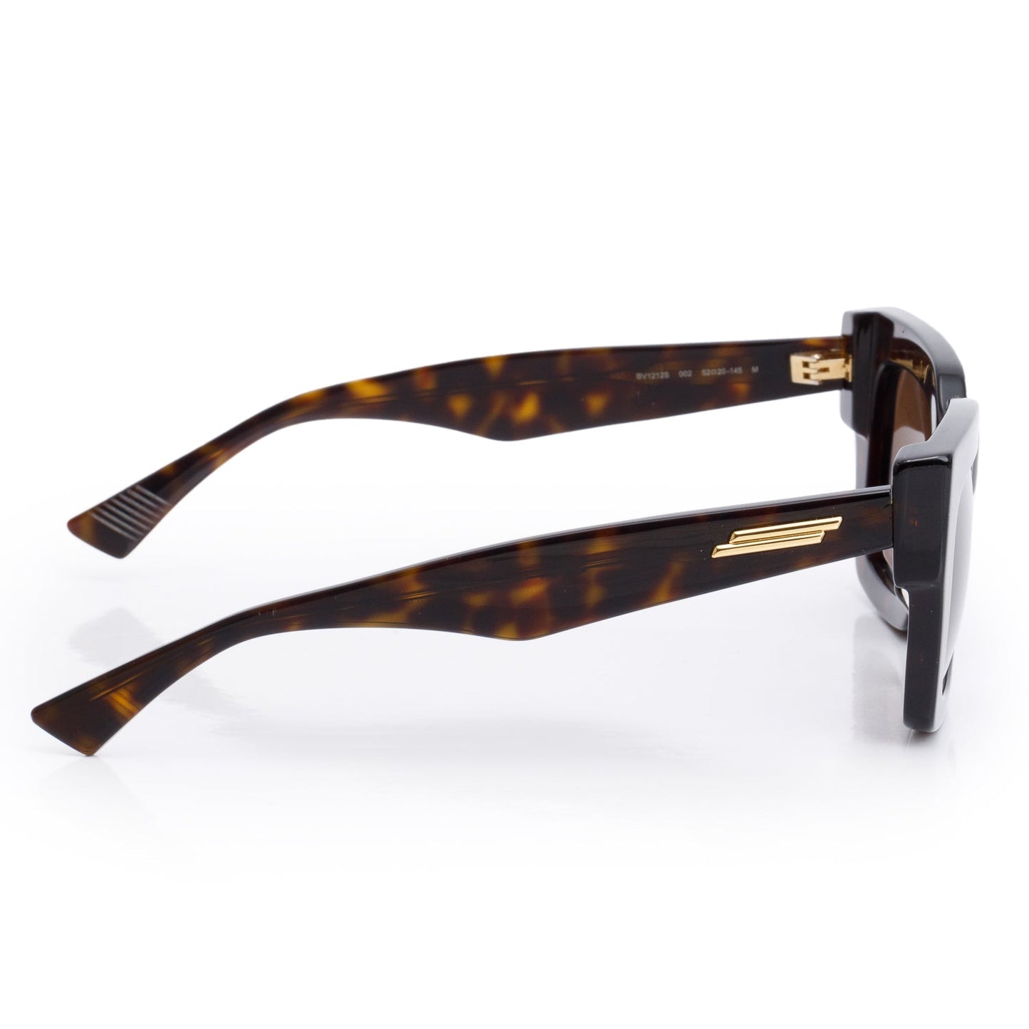 Bottega Veneta BV1212S Brown Havana Acetate Square Sunglasses