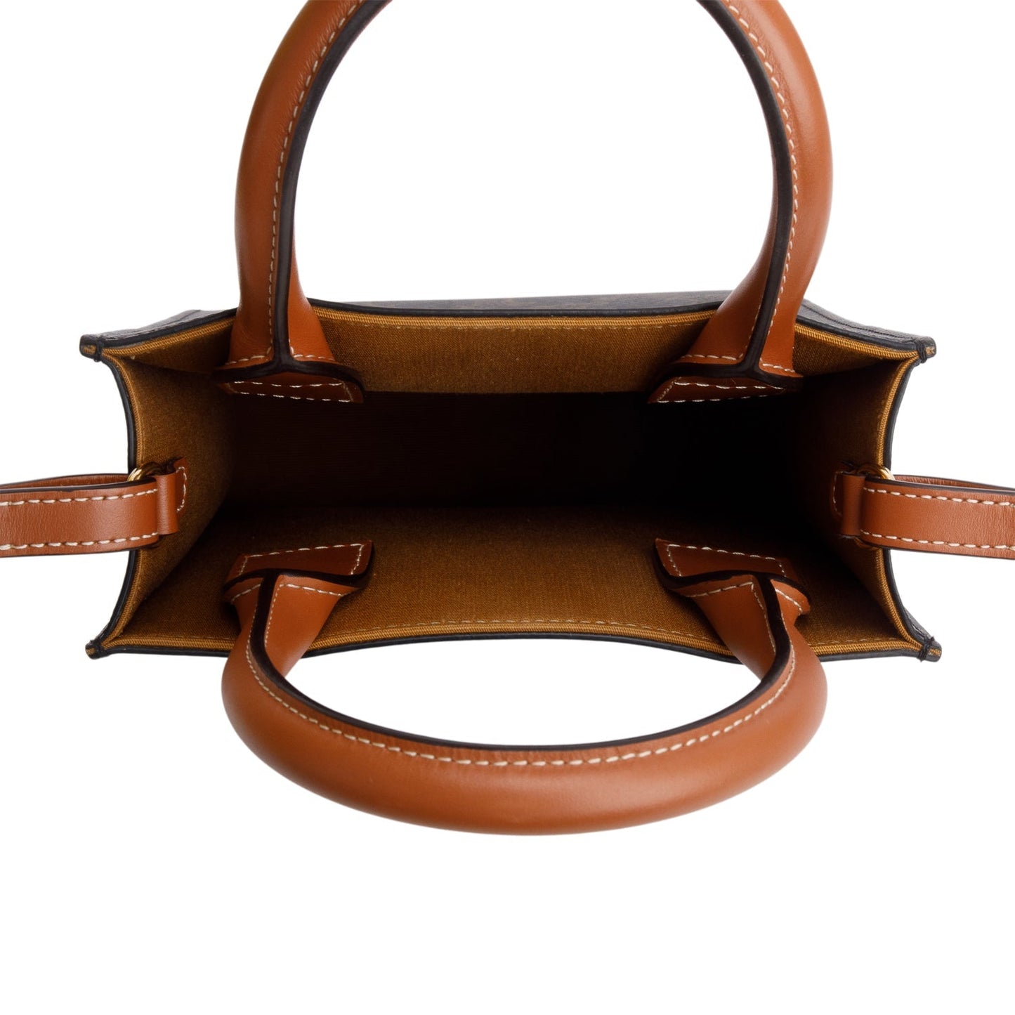 Celine 2023 Triomphe Canvas Mini Vertical Cabas Tote