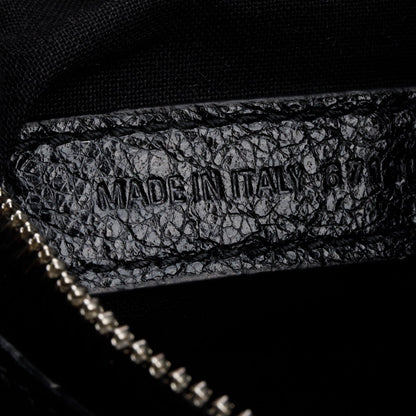 Balenciaga Black Arena Calfskin Leather Le Cagole XS Chain Shoulder Bag
