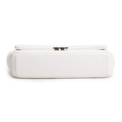 Chanel 2020 White Caviar Quilted My Everything Small Flap Bag