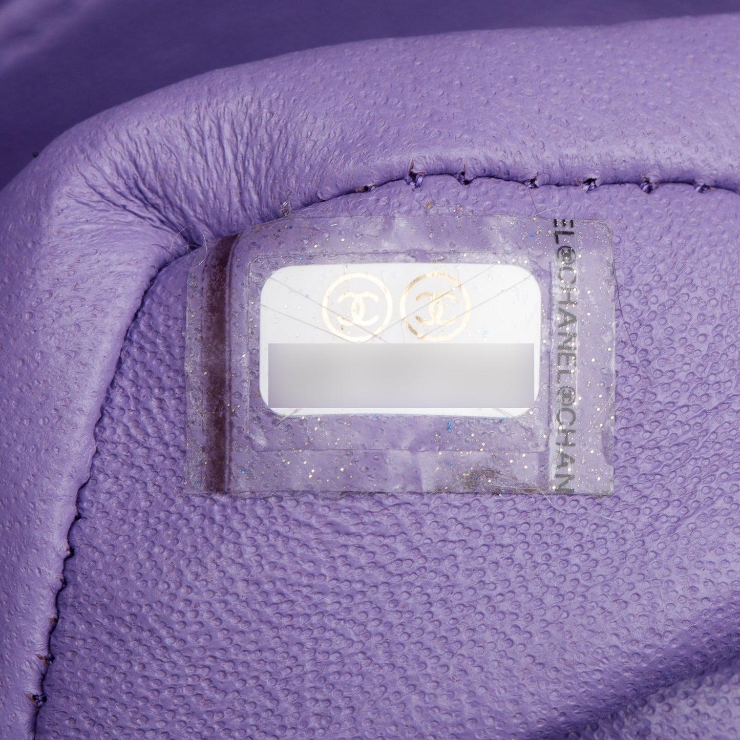 Chanel Purple Caviar Quilted Leather Small Double Flap Bag
