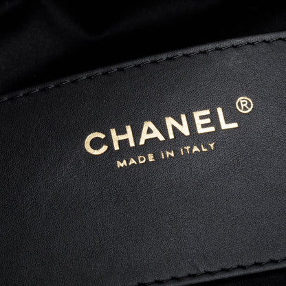 Chanel Black Suede Mini 25 Handbag