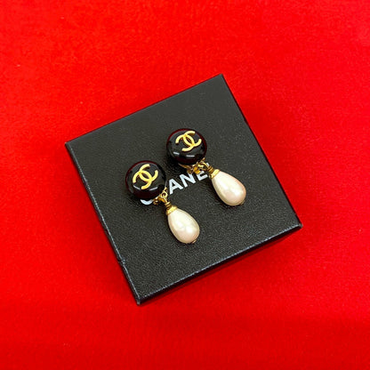 CHANEL Earring Gold Plated gold