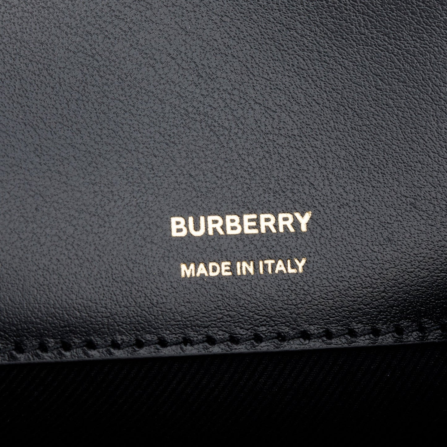Burberry Brown/Orange Canvas TB Monogram Zip Pouch