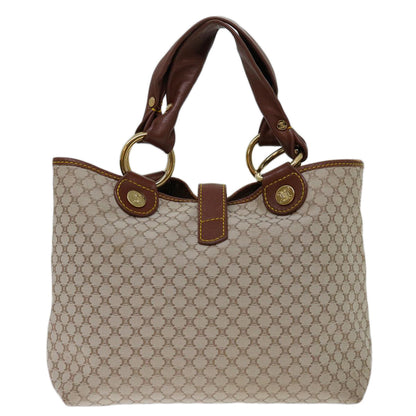 Luxury CELINE Macadam Canvas Hand Bag Beige  69629