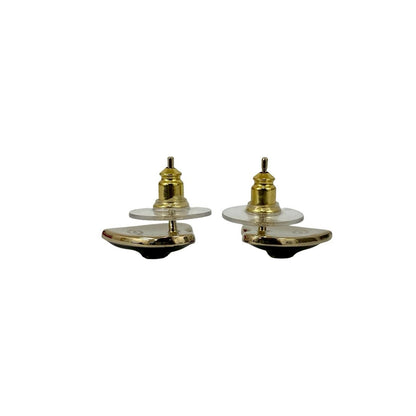 CHANEL Pierce metal gold