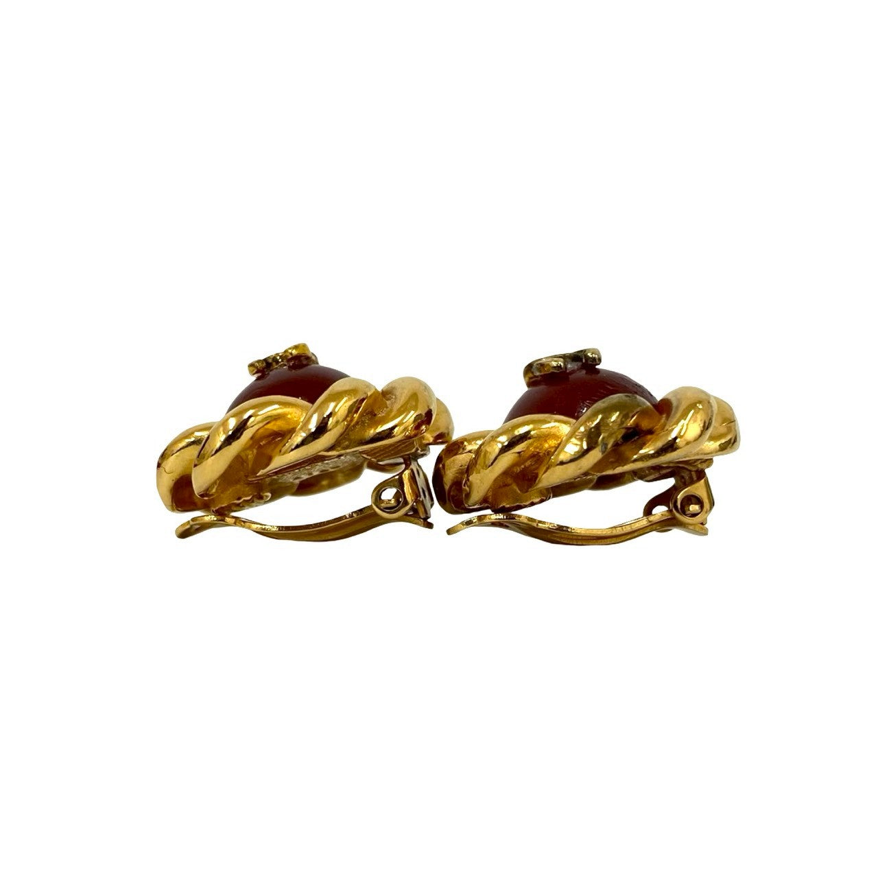CHANEL Earring Gold Plated gold Gripoa