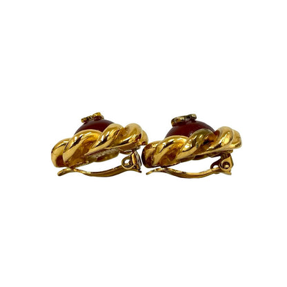 CHANEL Earring Gold Plated gold Gripoa