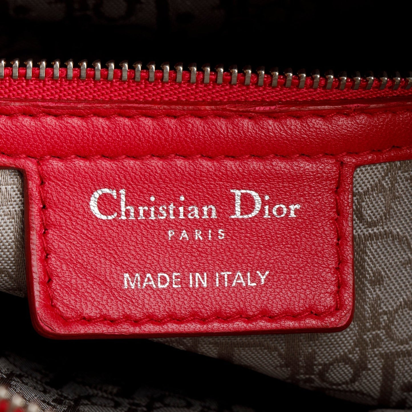 Christian Dior Pink Cannage Leather Large Lady Dior Bag