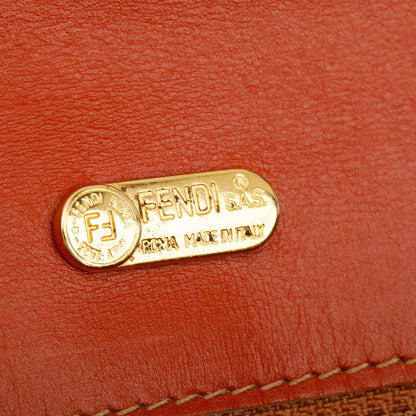 Fendi Vintage Pequin Long Bi-Fold Wallet