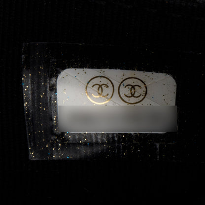 Chanel Black Quilted Caviar Leather Classic Wallet on Chain