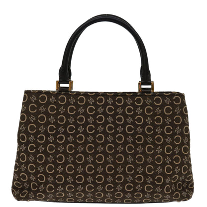 Luxury CELINE C Macadam Canvas Hand Bag Brown  69886