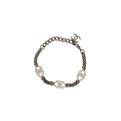 CHANEL bracelet metal Silver
