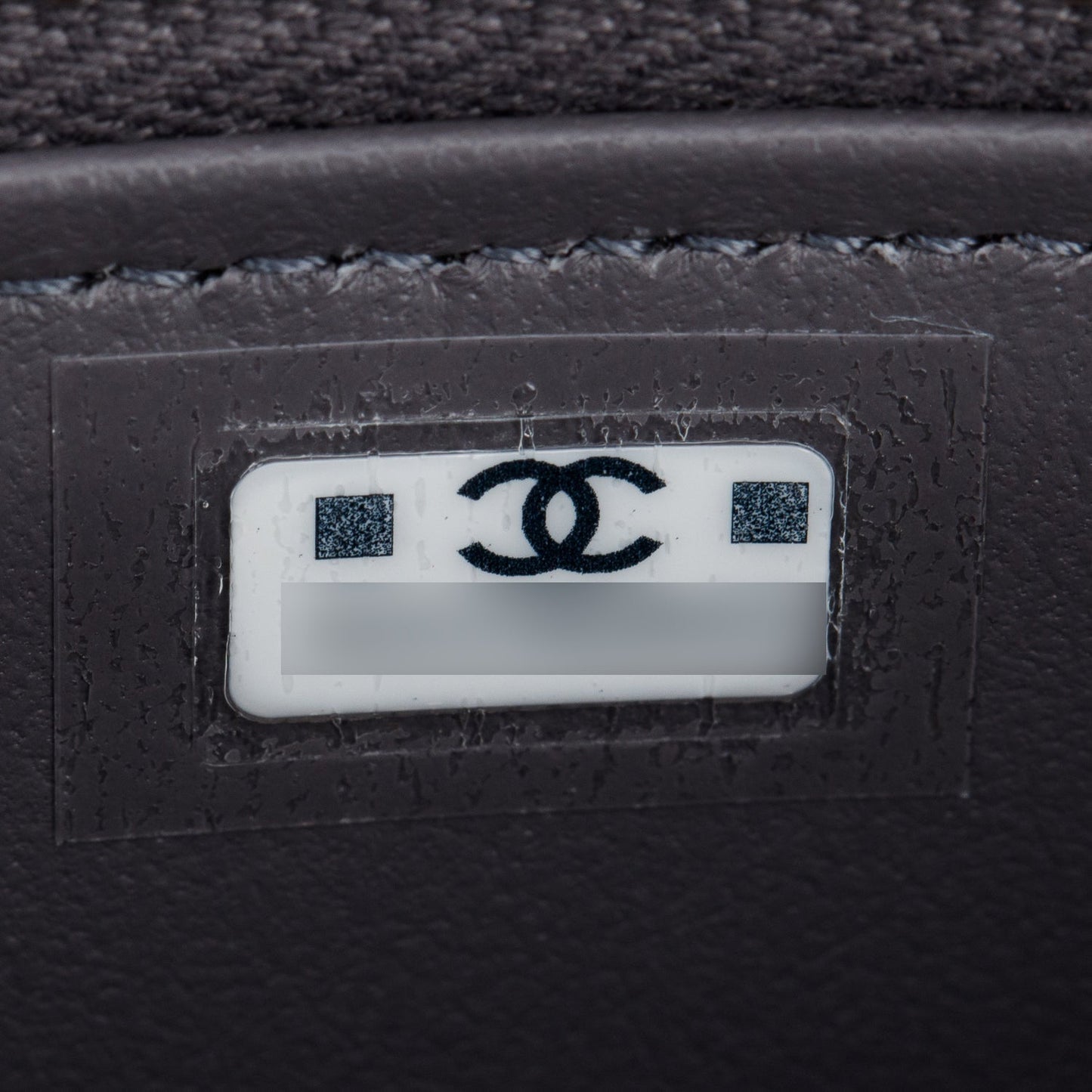 Chanel 2025 Grey Caviar Top Handle Long Vanity