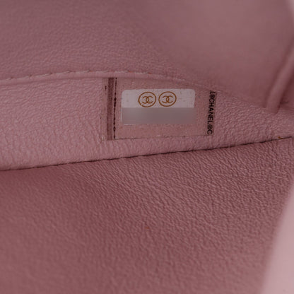 Chanel 2021 Pink Quilted Lambskin Trendy CC Small Top Handle Flap Bag