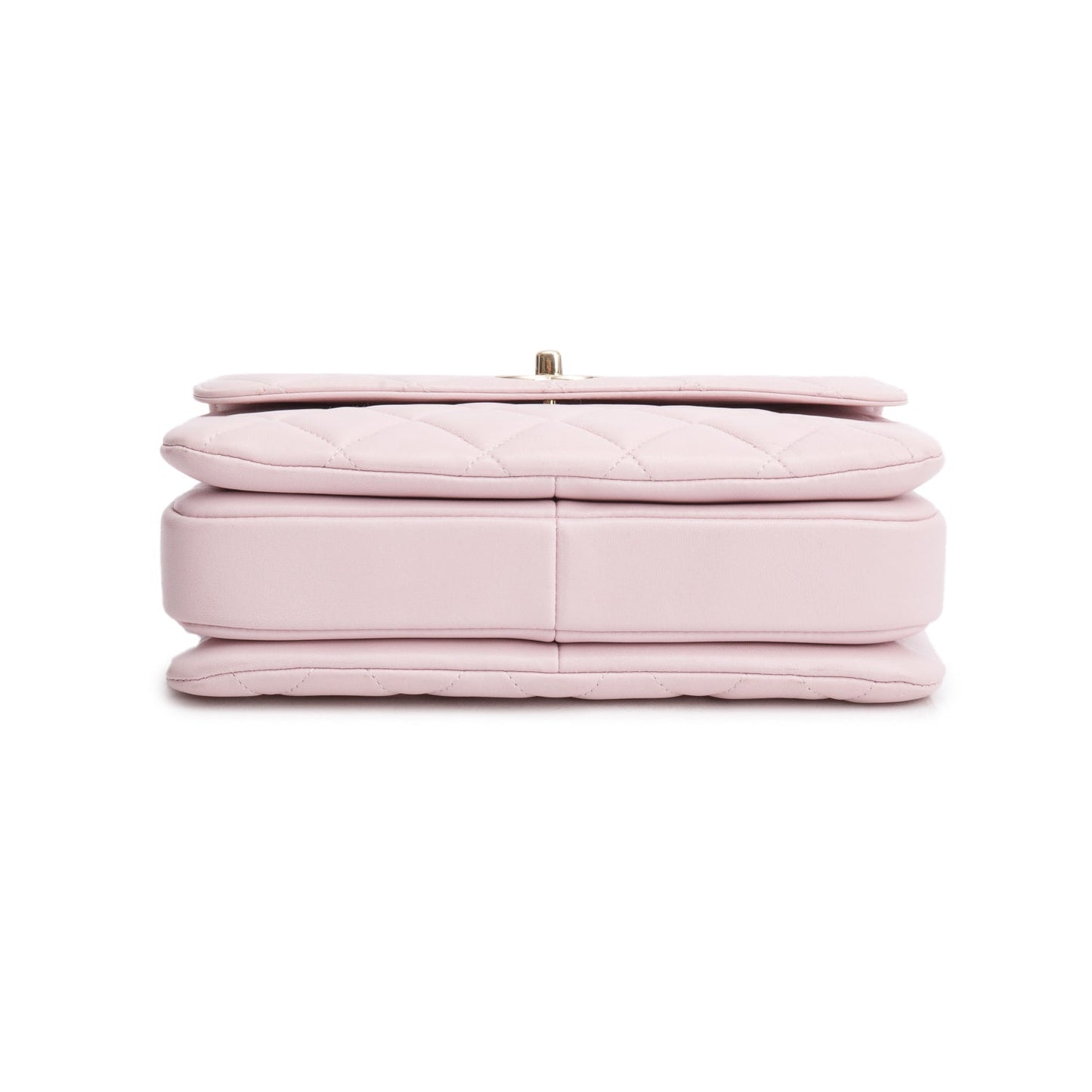 Chanel 2021 Pink Quilted Lambskin Trendy CC Small Top Handle Flap Bag