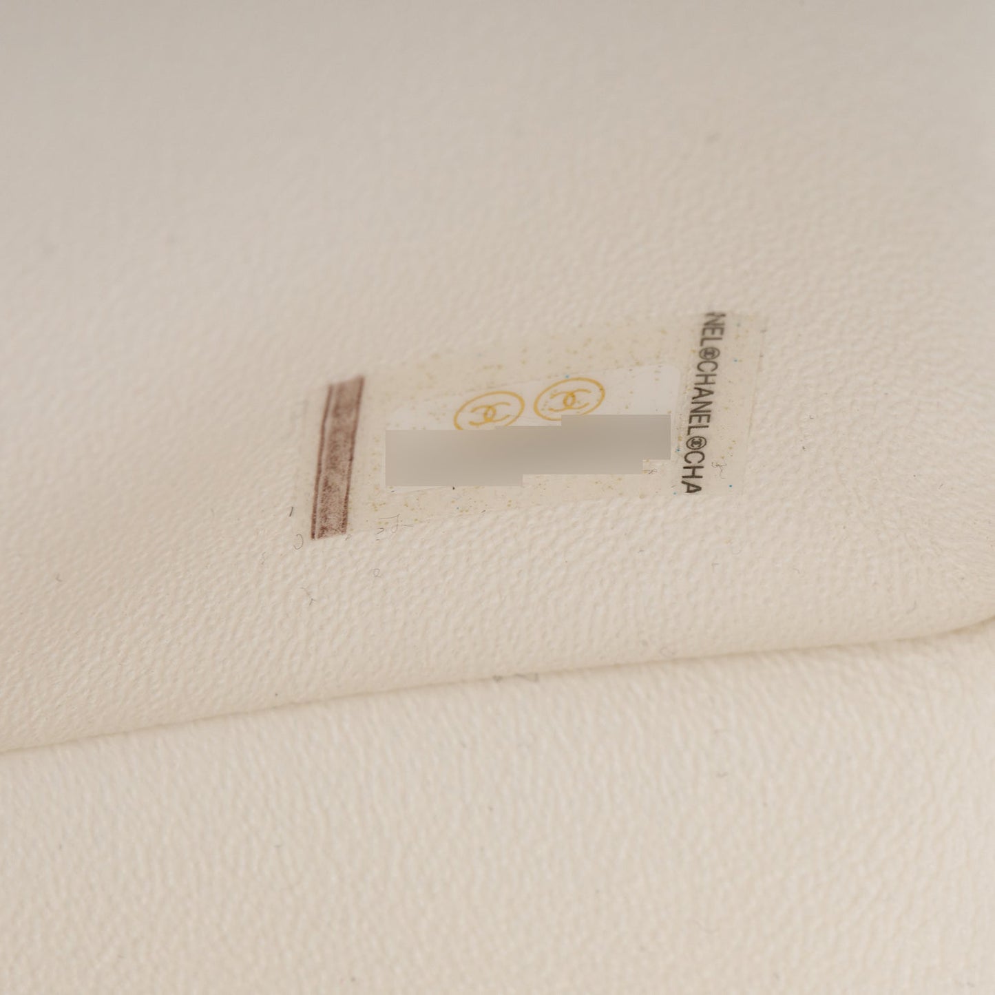 Chanel 2021 White Caviar Quilted Mini Top Handle Rectangular Bag