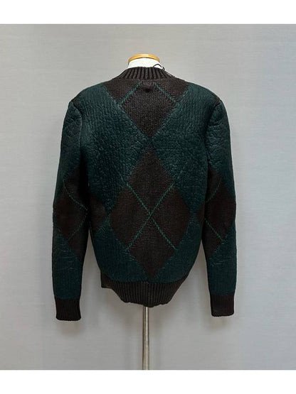 Luxury Bottega Veneta argyle v neck sweater