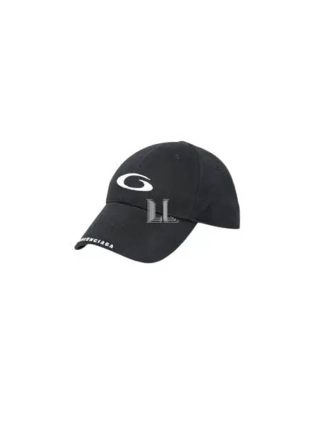 Luxury Balenciaga Trending 2025 Embroidered Icon Logo Ball Cap Black