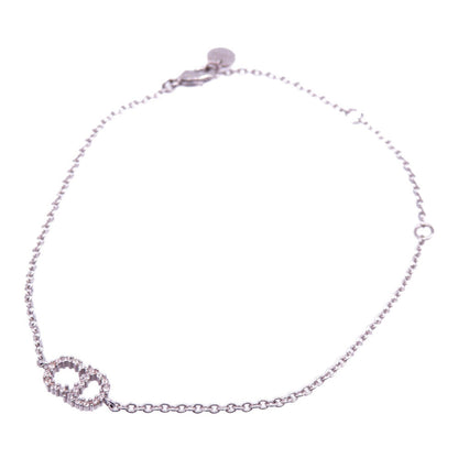 Christian Dior bracelet Metal, Rhinestone Silver Claire Dee Lune Women