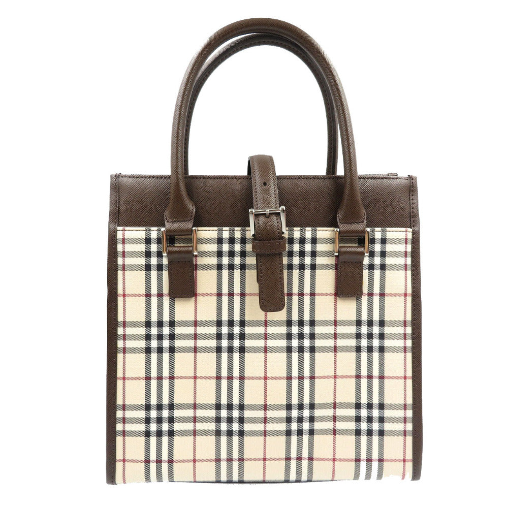 BURBERRY Handbag Coated canvas beige Women