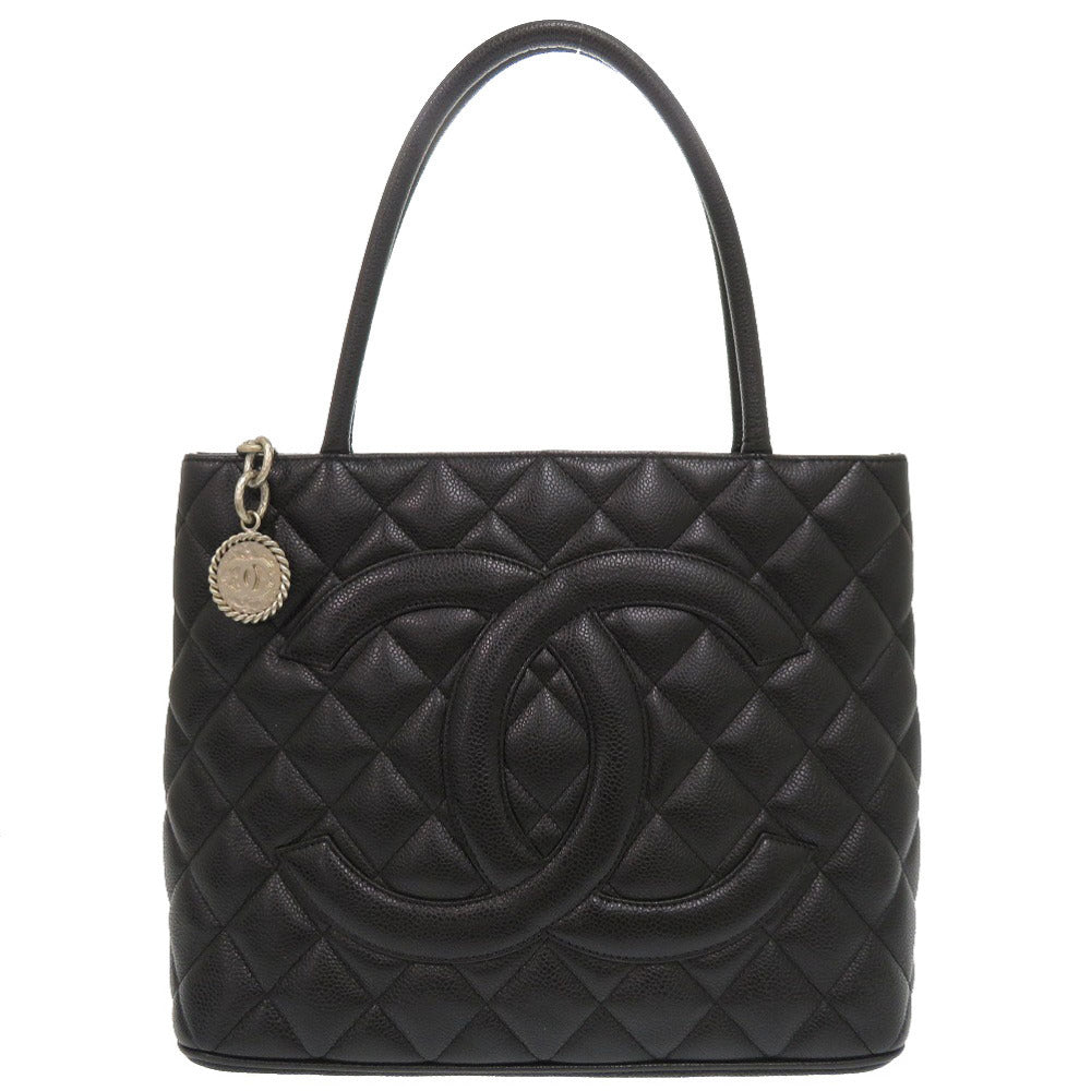 CHANEL Tote Bag Caviar skin black Replica Tote Women