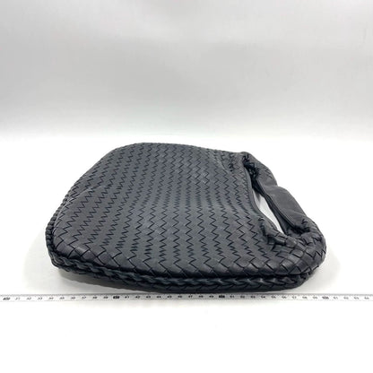 Bottega Veneta Intrecciato Hobo Bag Medium Black Lambskin leather