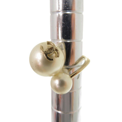 CHANEL Ring Metal, Faux Pearl gold COCO Mark Women