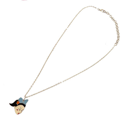 Dior Necklace Silver925 black Baby Queen Vintage Women