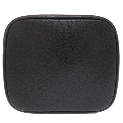 CHANEL Handbag Caviar skin black COCO Mark Vertical vanity bag Women