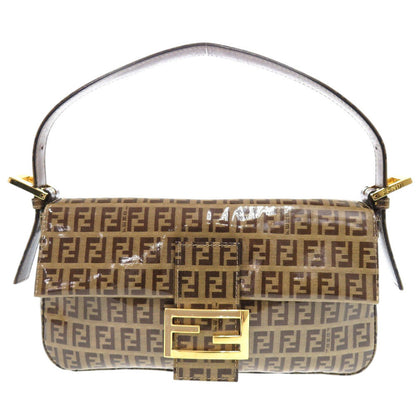 FENDI Handbag 2408264 Coated canvas Brown Zucchino Mamma Bucket Women