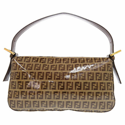 FENDI Handbag 2408264 Coated canvas Brown Zucchino Mamma Bucket Women