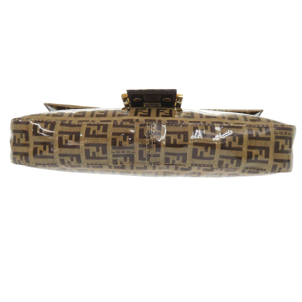 FENDI Handbag 2408264 Coated canvas Brown Zucchino Mamma Bucket Women