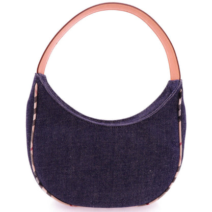BURBERRY Shoulder Bag denim Navy Nova Check Women