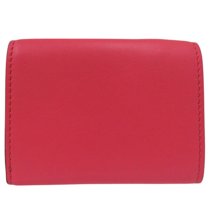 FENDI Tri-fold wallet 8M0395 leather pink Baguette Micro Women