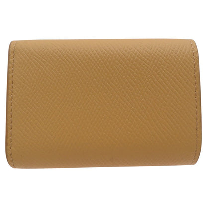 CELINE Tri-fold wallet 10E60 3BEL 11PO Calfskin yellow Folded Compact Wallet in Calfskin Yellow 10E60 3BEL 11PO Women