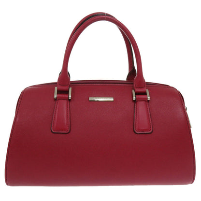 BURBERRY Handbag leather Red Nova Check Women