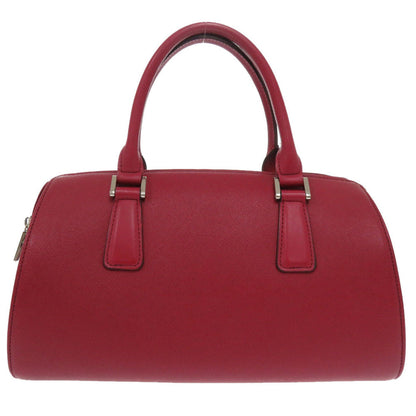 BURBERRY Handbag leather Red Nova Check Women
