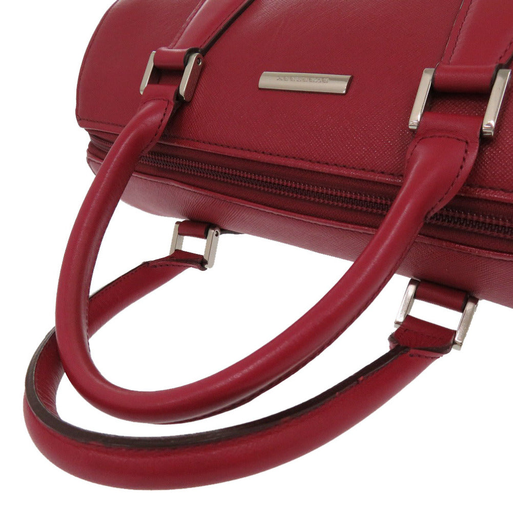 BURBERRY Handbag leather Red Nova Check Women